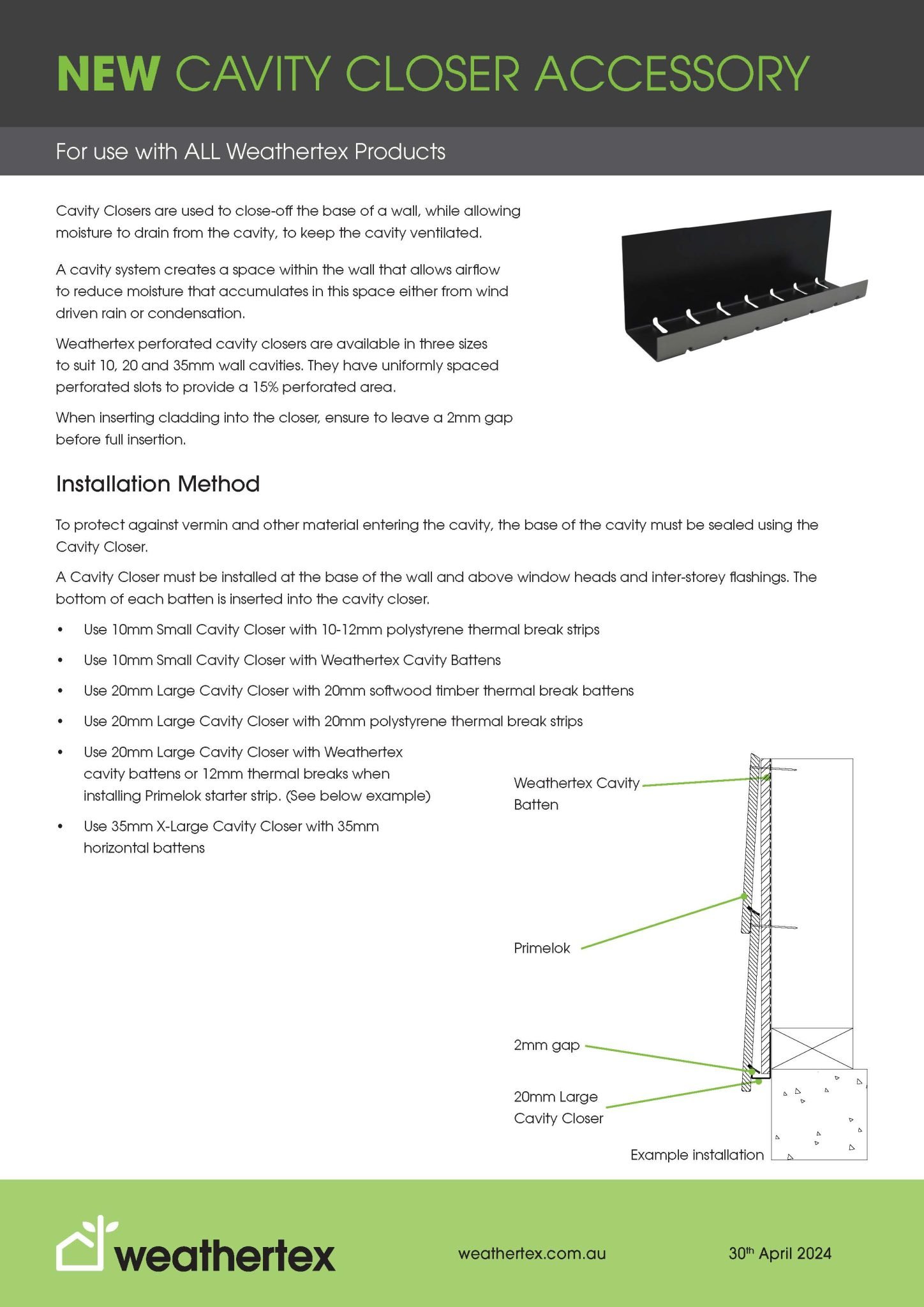 Outdoor Cladding Installation Manuals | Weathertex